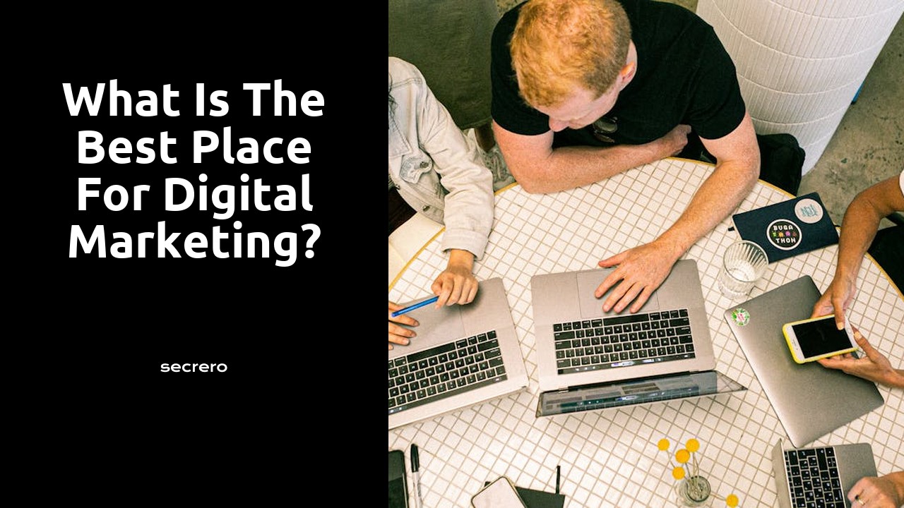What is the best place for digital marketing?